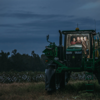 Fulford Family in Tractor