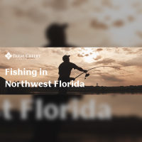 Person fishing in Northwest Florida