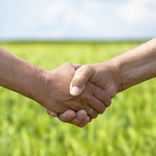 farmer handshake